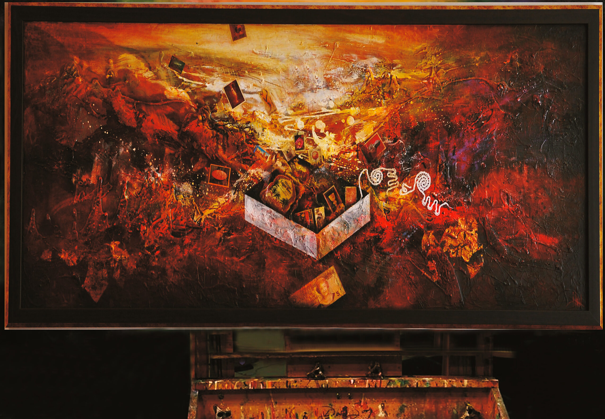 australia down easel